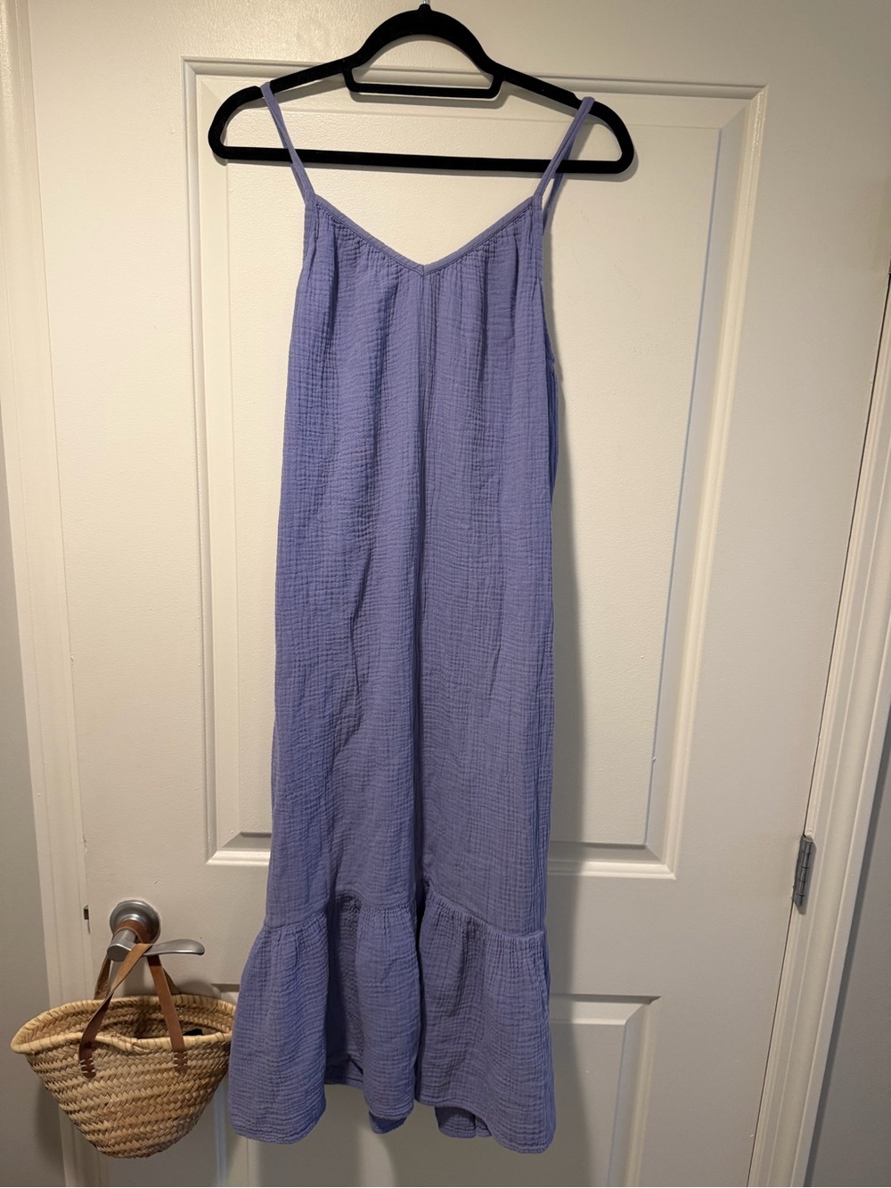 Rails Lavender Maxi Dress with Ruffle Hem
